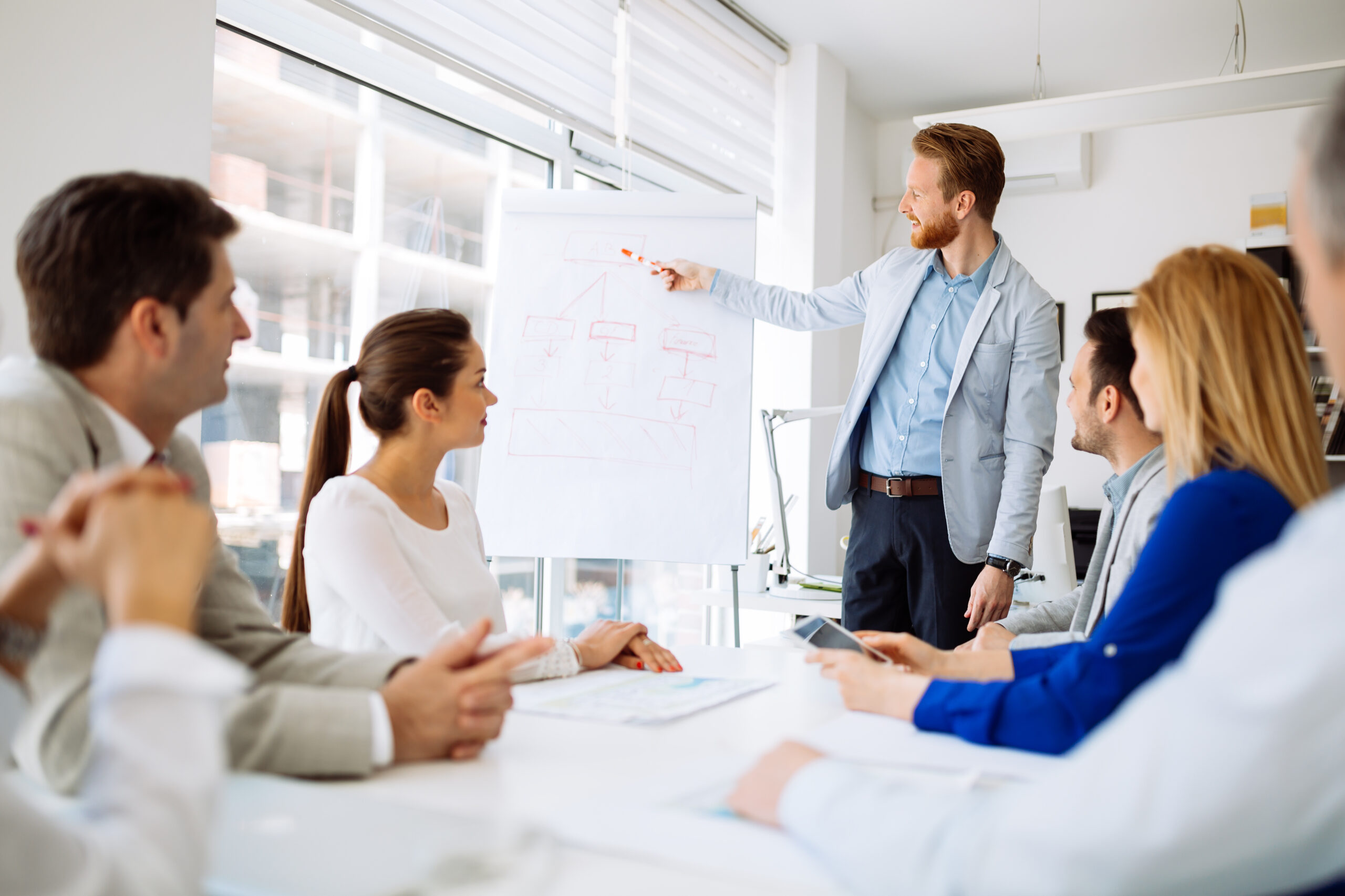 Executive in professional environment